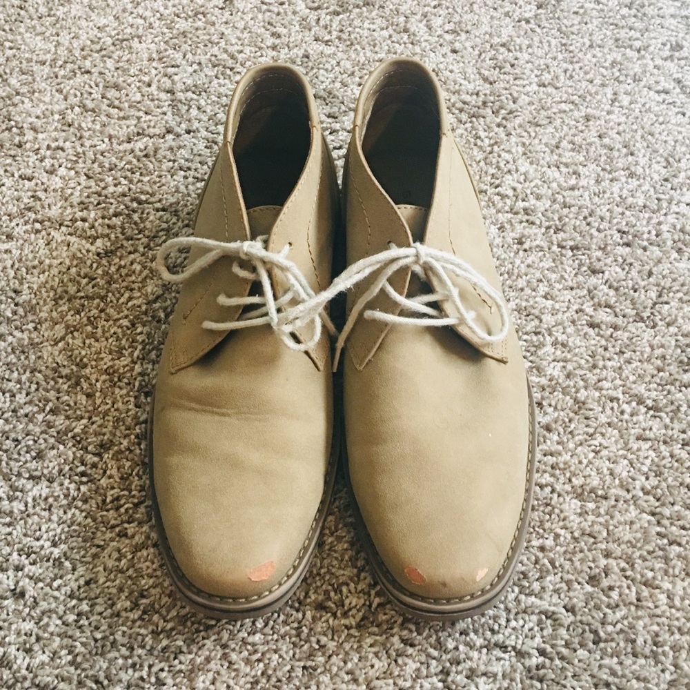 Tan Suede Dress Shoes